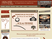 Tablet Screenshot of depanoto-boutique.com